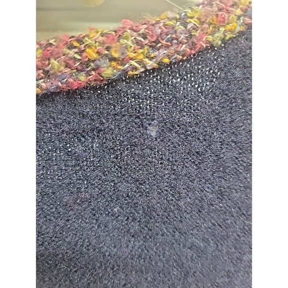 Koret Multicolored Button Front Wool Cardigan Sweater Womens L - Picture 14 of 16